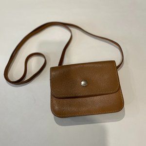 Vintage Leather Crossbody Pouch